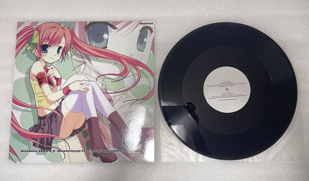 bhep05 同人音楽レコードソフト　Distance. ZERO -E.P. / Blasterhead feat. Saori Sakura 佐倉紗織 (from ave;new) 【中古】_画像1