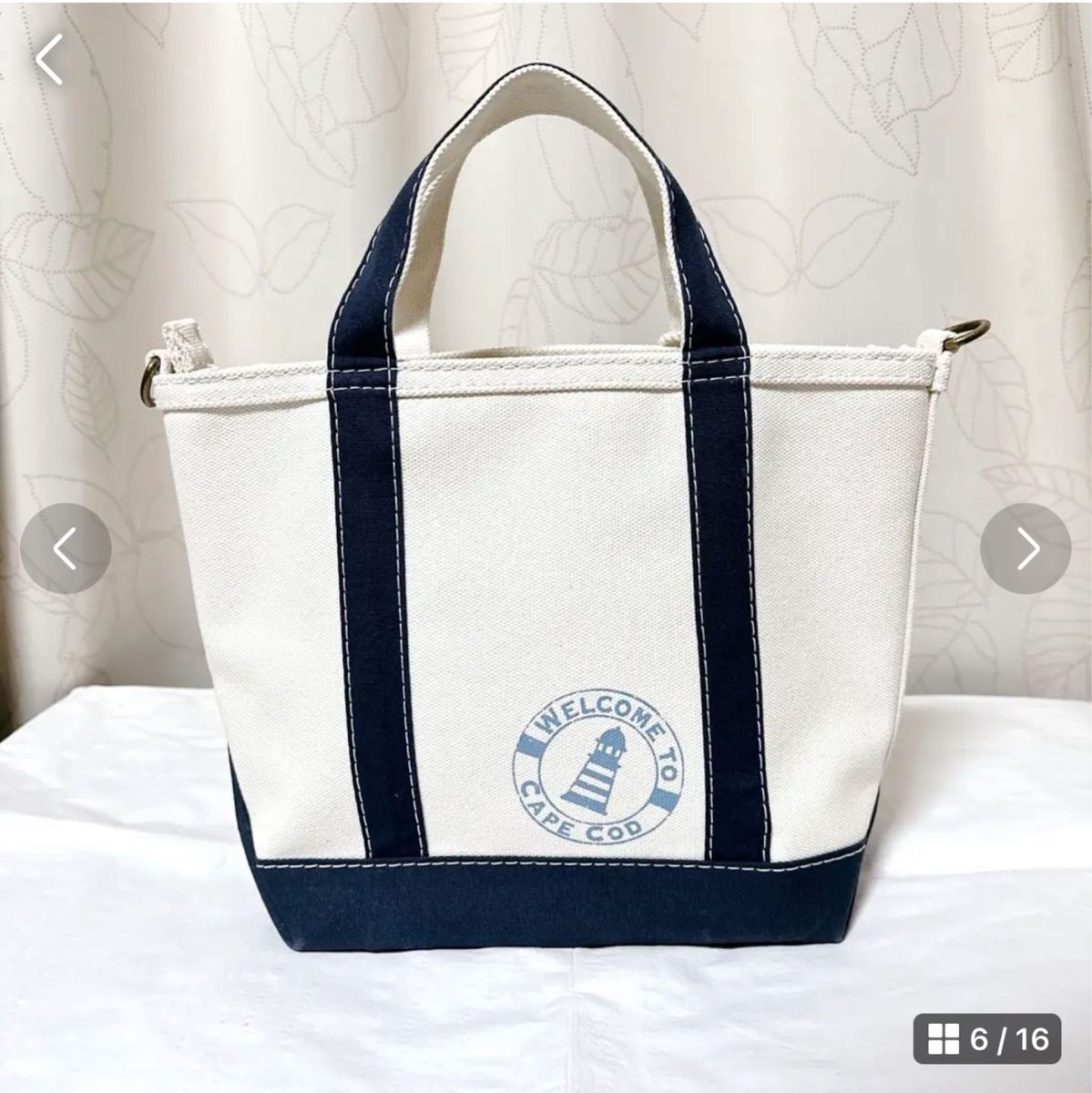 極美品 ディズニー15周年 ダッフィーキャンバストートS エルエル 極美品 ディズニー15周年 ダッフィーキャンバストートS エルエル