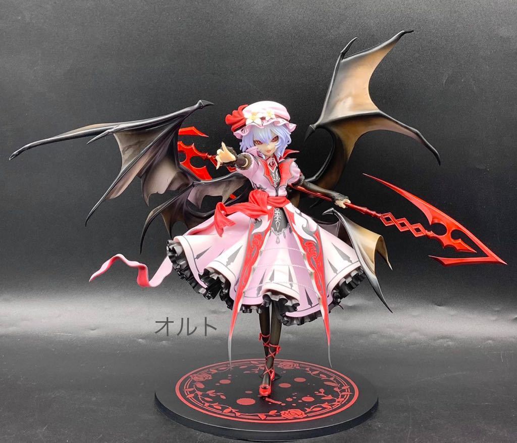 ★【国内正規品&美品！】 東方プロジェクト レミリア・スカーレット 紅魔城伝説版 キューズQ 1/8スケールフィギュア ★