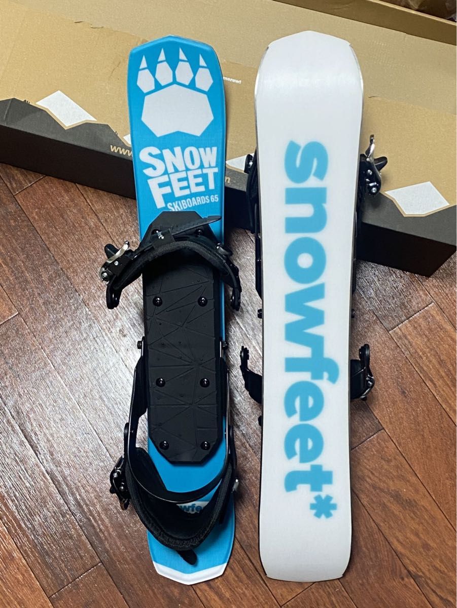 Snowbladesスノーブレード snowfeetスノボブーツ用 ターコイズ