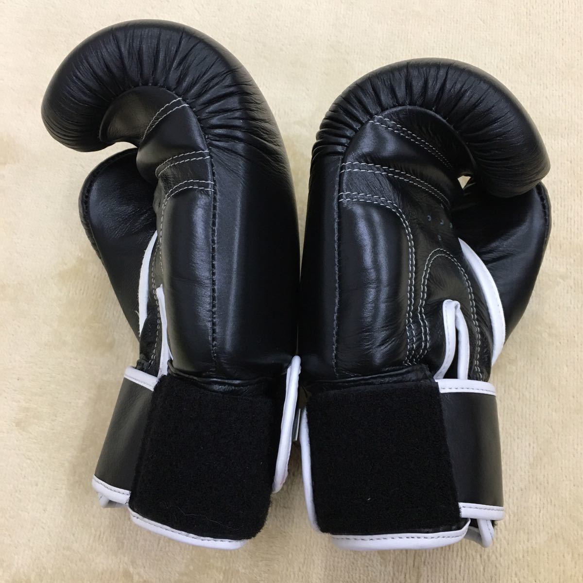 F.R.JAPAN BOXING ファイティグロード ボクシング グローブ ムエタイ 総合格闘技 トレーニング 練習 10oz ブラック 黒の画像4