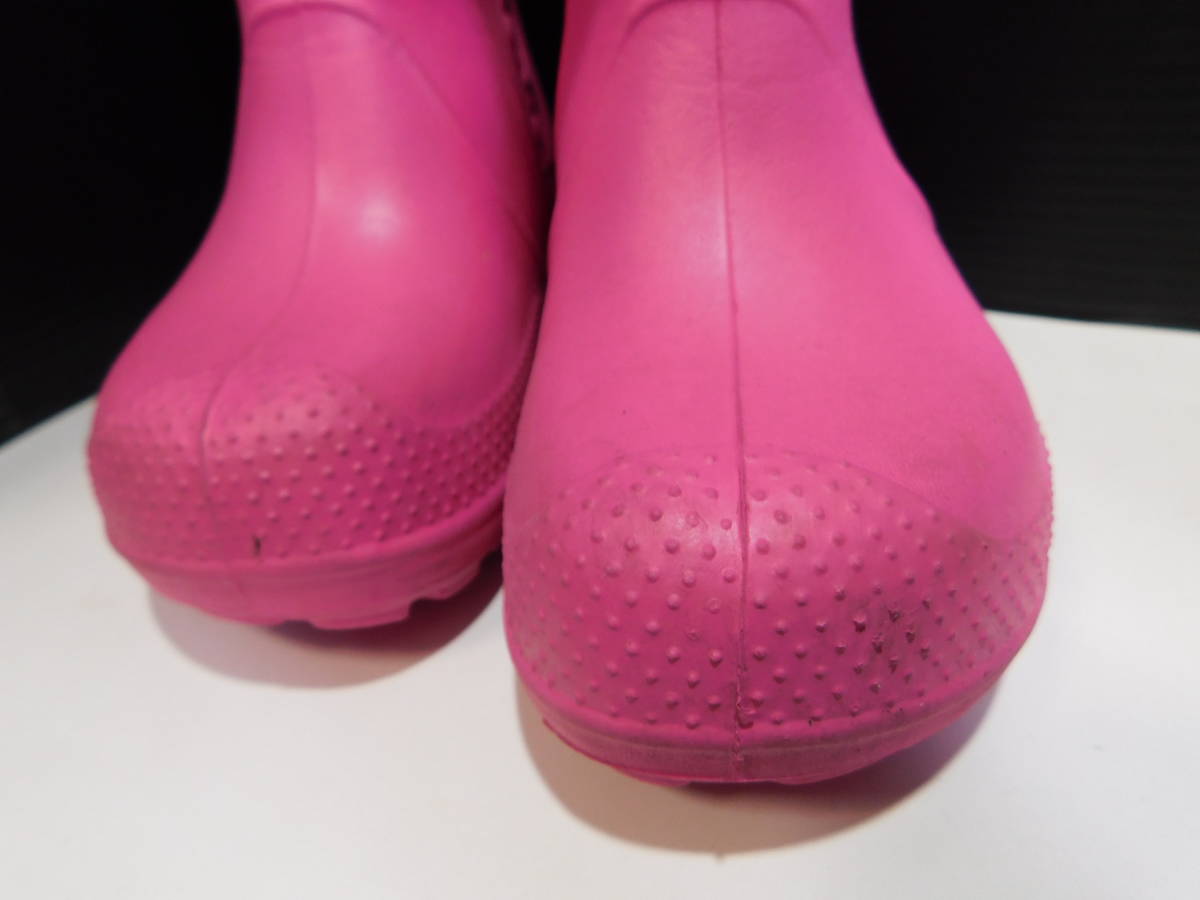 #crocs руль ito влагостойкая обувь сапоги розовый #16.5cm(C9)#A