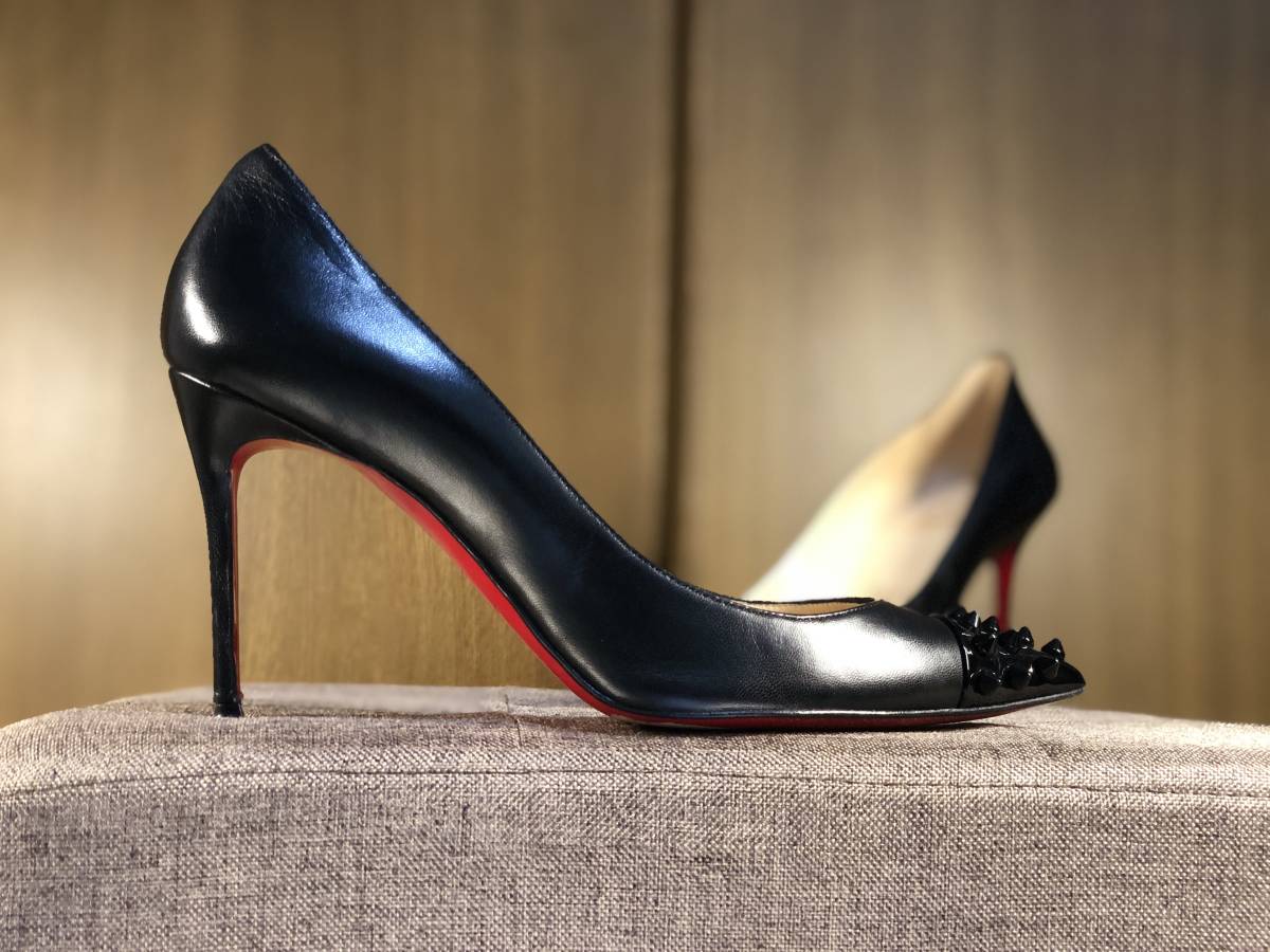 新規購入 クリスチャンルブタン|Christian Louboutin|35.5|22.5cm|黒