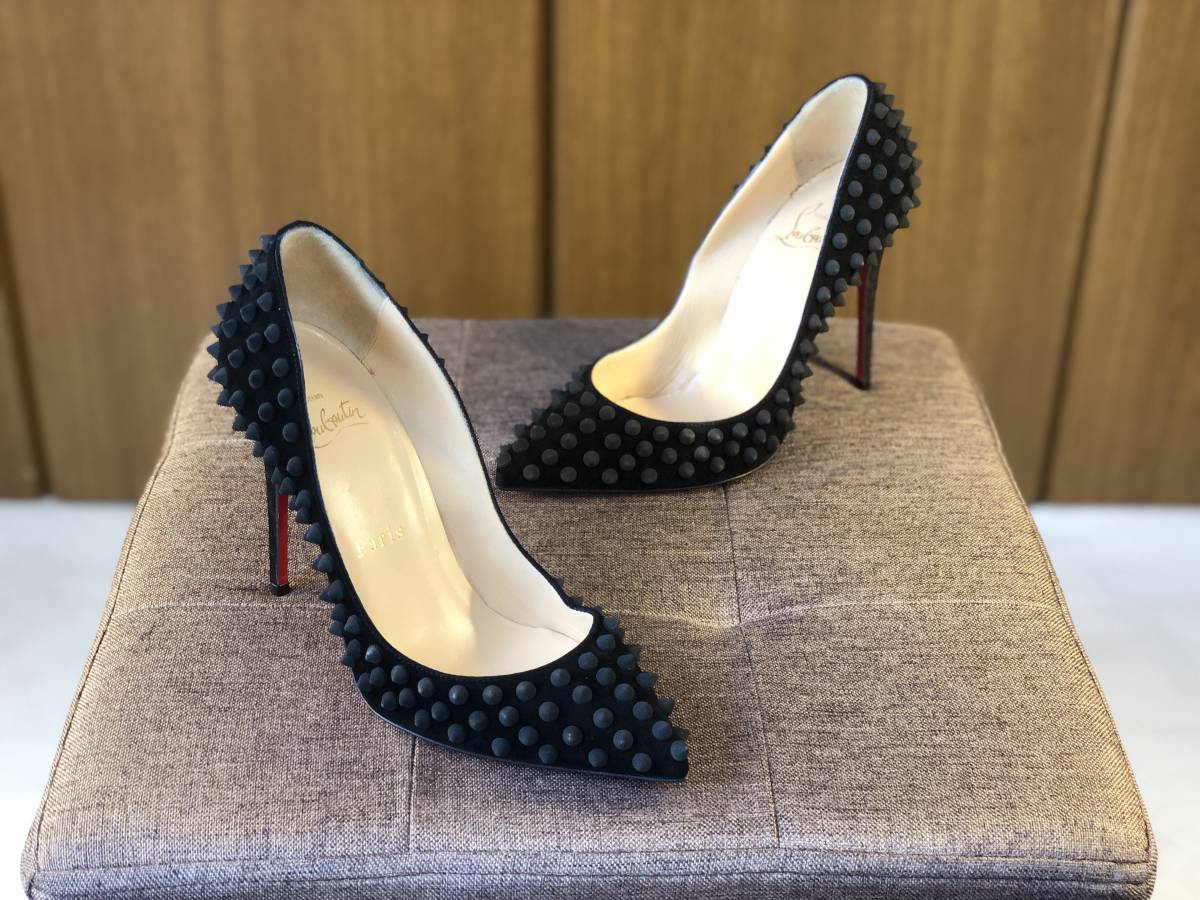 クリスチャンルブタン|Christian Louboutin|35|22cm|黒|スタッズ