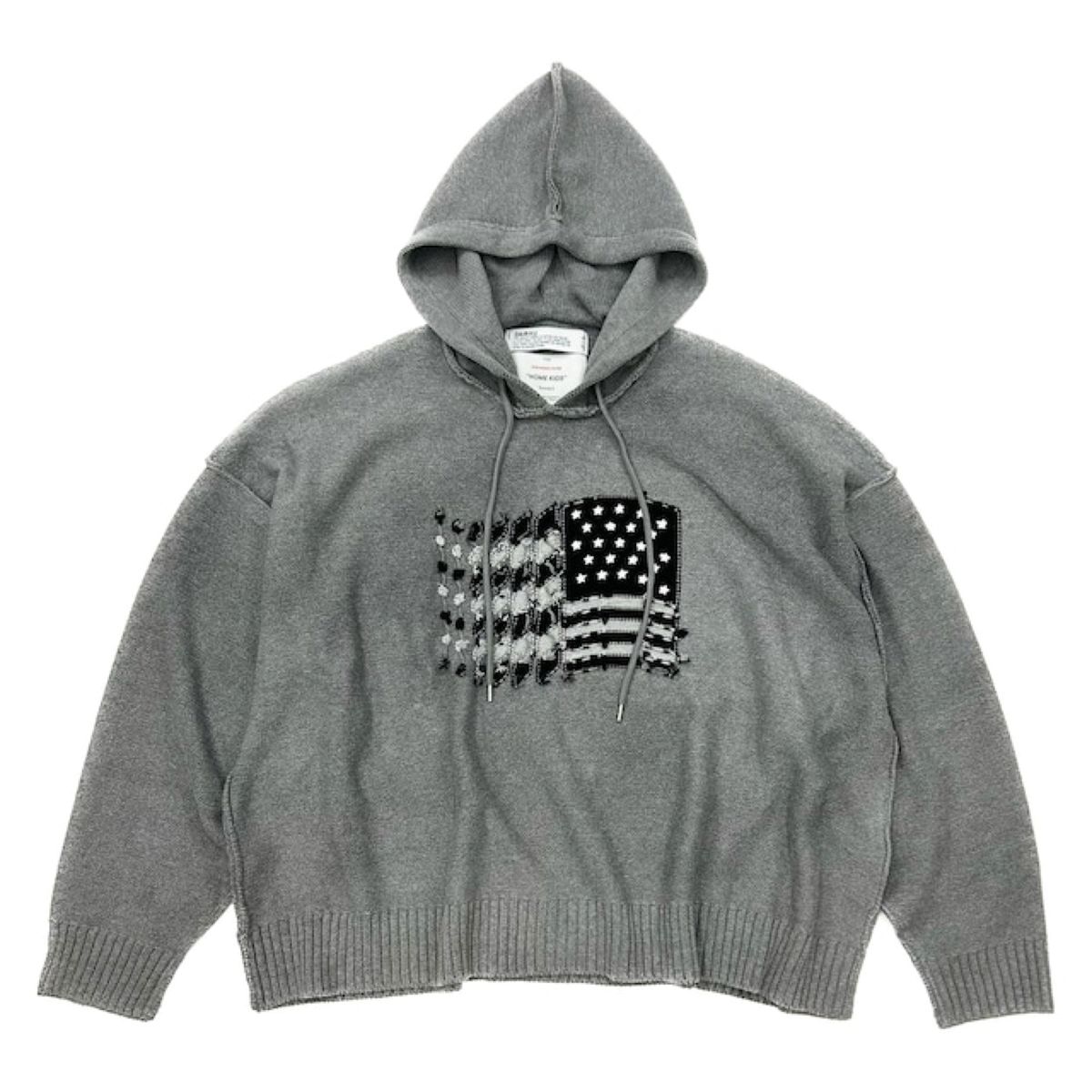 America Knit Hoodie DAIRIKU-