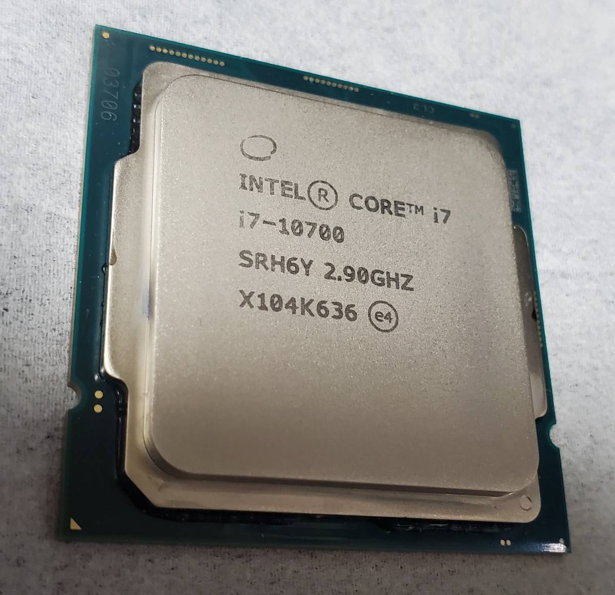 ラウンド Core CPU INTEL 起動確認済み i7 LGA1200 i7-10700 SRH6Y