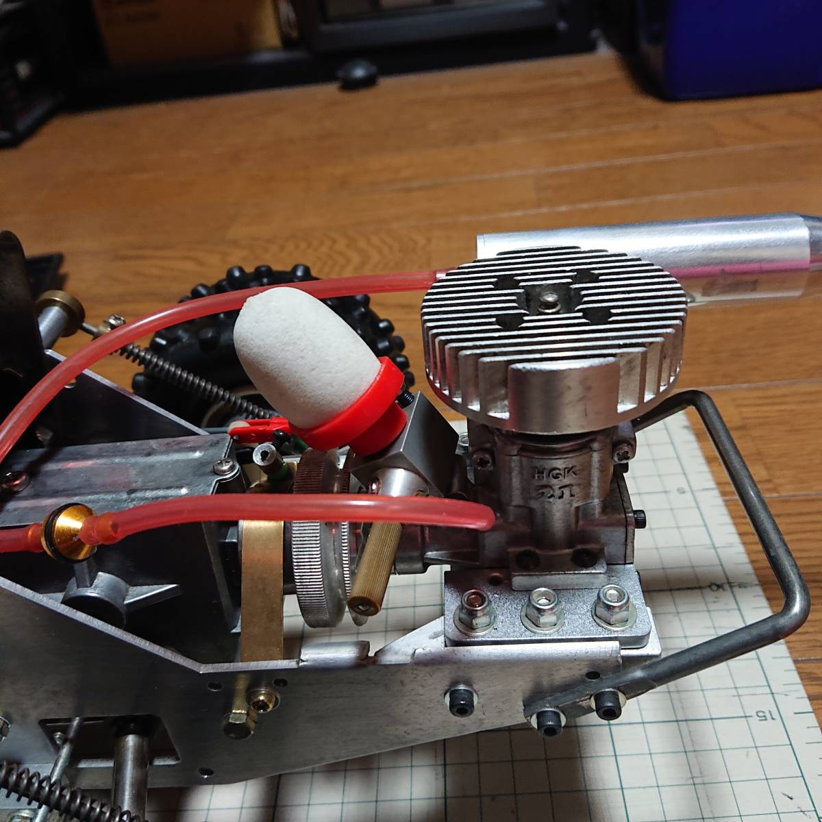 京商1/8エンジンラジコンバギー、サーキットバギーシャーシ、欠 京商1/8エンジンラジコンバギー、サーキットバギーシャーシ、欠