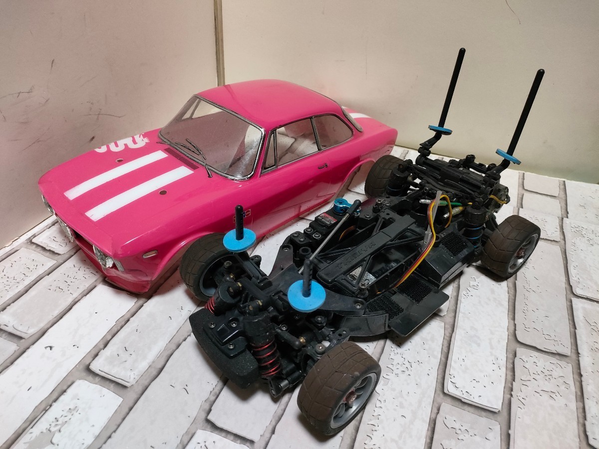 2022超人気 TAMIYA M-06シャーシ アルファ・ロメオ ステアリングサーボ