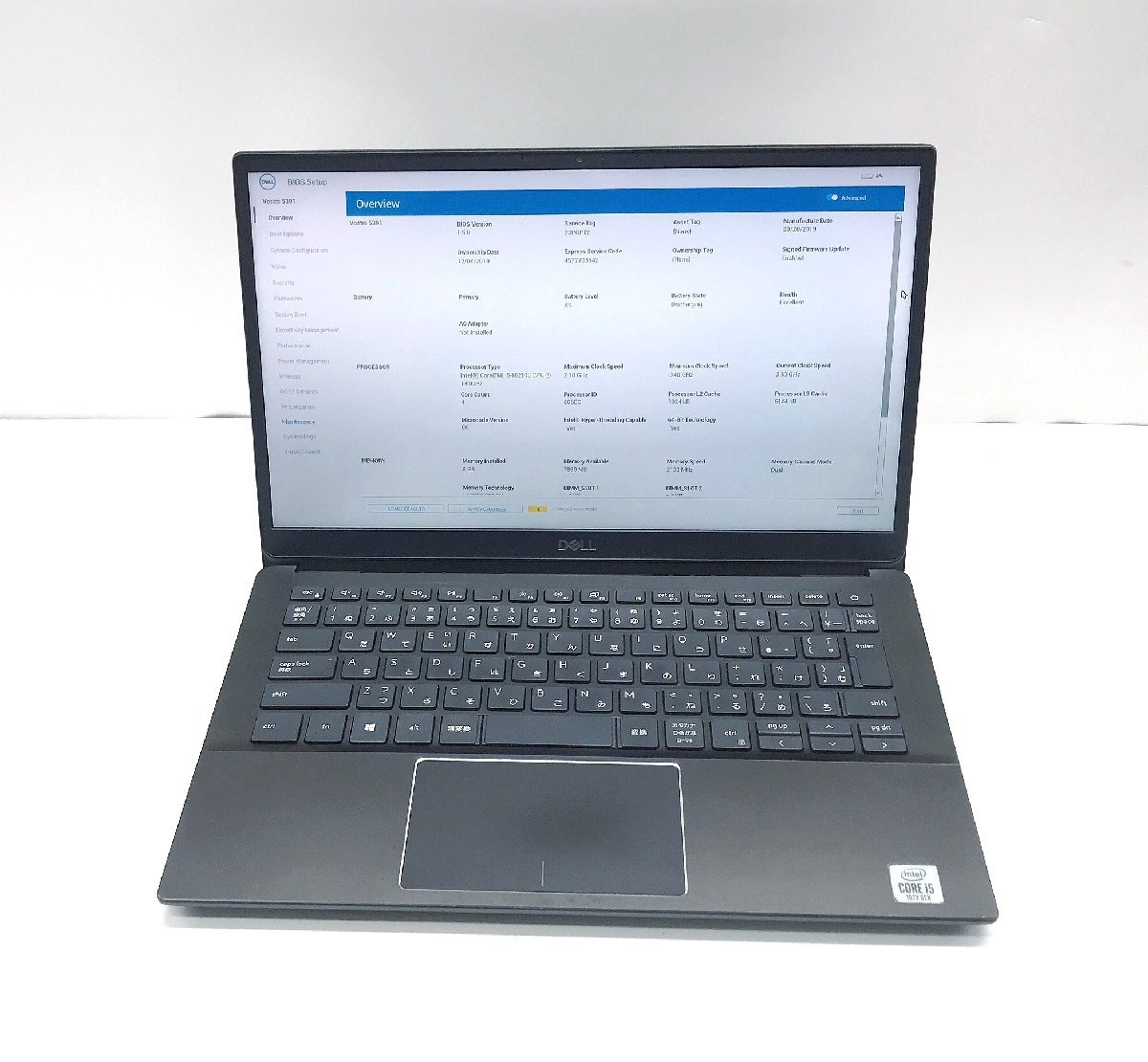NT: DELL Vostro 5391 第10世代 Core i5 10210U/8GB /SSD:256GB/無線