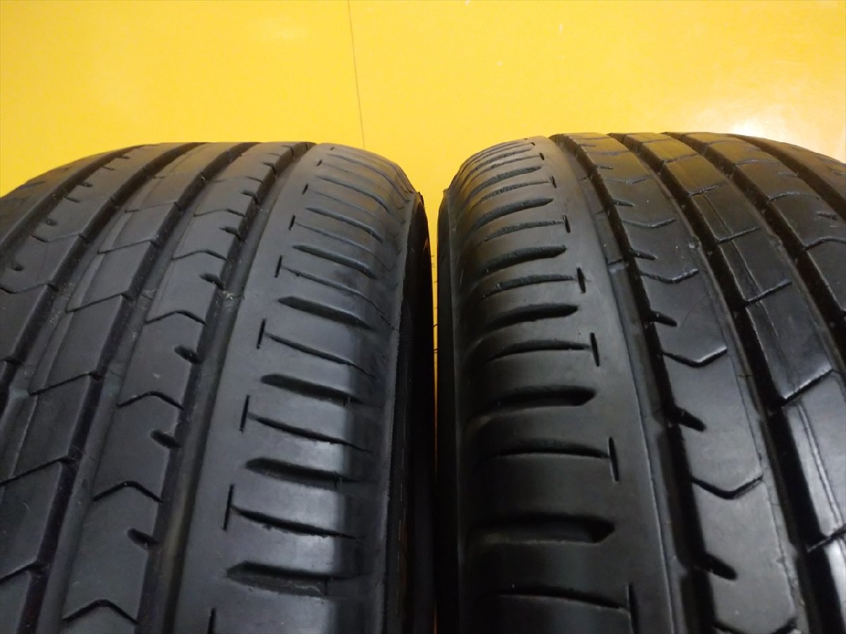 N-0964【中古タイヤ】205/55R16 ブリヂストン ECOPIA NH100 8分山×2本 86 BRZなど【福岡 店頭交換もOK】_画像2