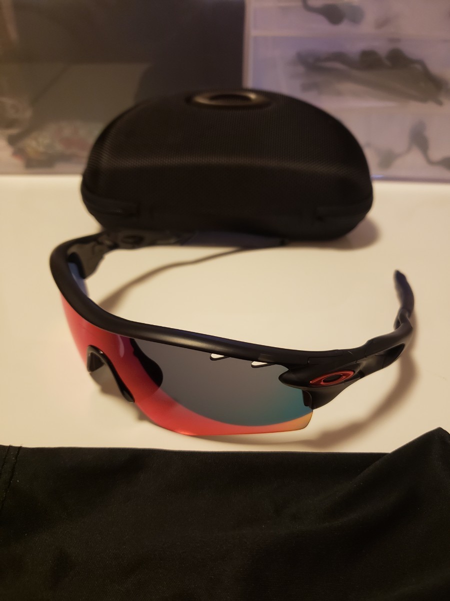 正規 OAKLEY オークリー レーダーロック スポーツサングラス ブラック