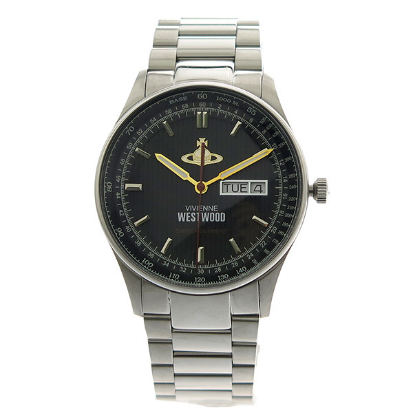 【新品】ヴィヴィアンウエストウッド VIVIENNE WESTWOOD 腕時計 メンズ VV207BKSL クォーツ ブラック
