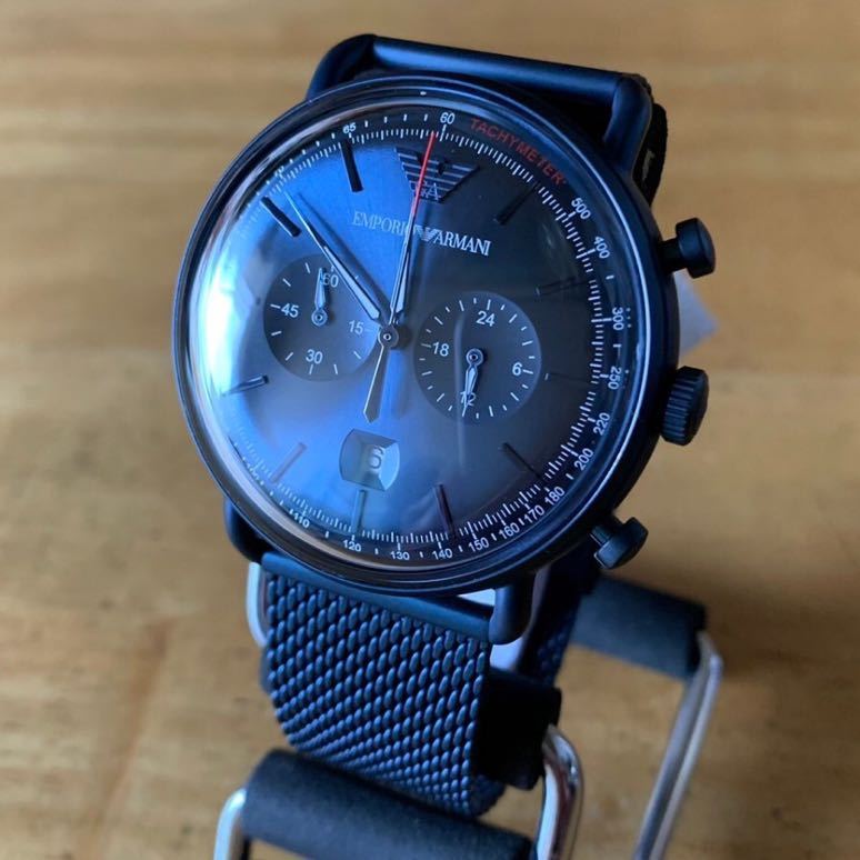 エンポリオアルマーニ EMPORIO ARMANI クオーツ メンズ 腕時計 AR11289 ネイビー