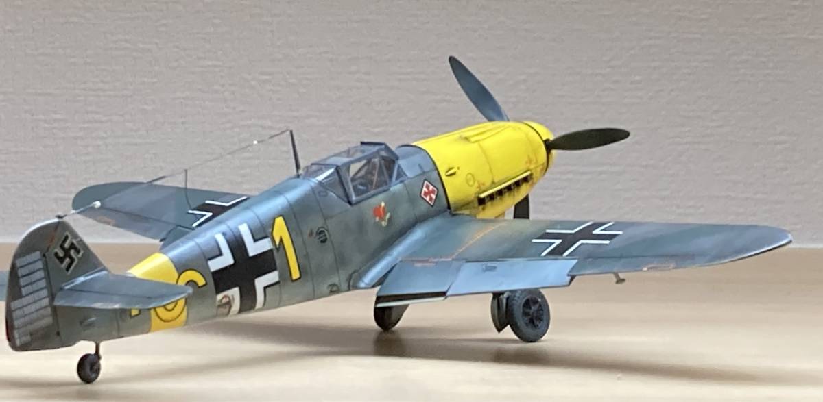 1/48 ハセガワ　Bf109 F-4 ヘルマン・グラーフ機　完成品_画像2