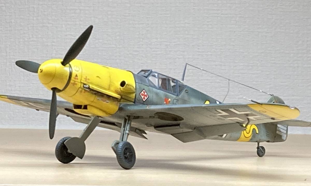 1/48 ハセガワ　Bf109 F-4 ヘルマン・グラーフ機　完成品_画像1