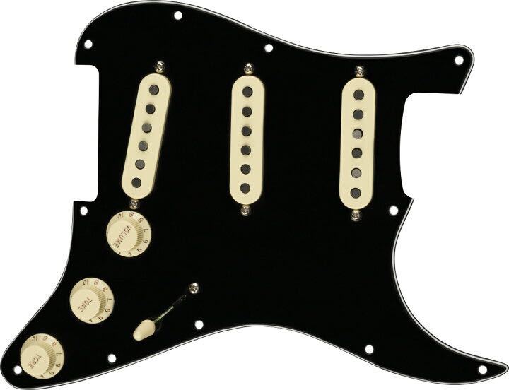 * new goods immediate payment *Fender Pre-Wired Strat Pickguard Tex-Mex SSS-Black/ 11 Hole PG-li Play s men to parts fender pick up 