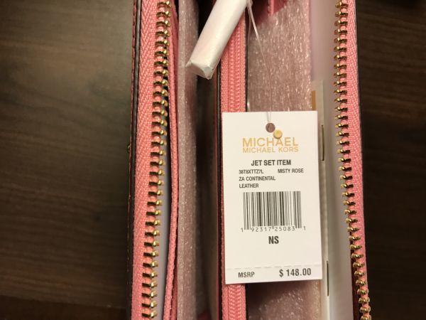 MICHAEL KORS マイケル コース 長財布 ピンク ラウンドファスナー ラウンドジップ JET SET ジェットセット 2 新品未使用品