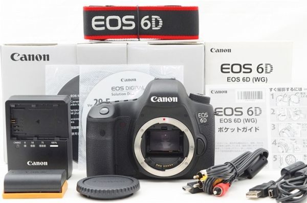 ☆極上美品☆ Canon キャノン EOS 6D ボディ 元箱 付属品 Shot数 僅か 7,400枚前後！ ♯23090104_画像1