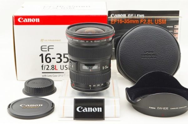 完璧 EF キャノン Canon ☆新品同様☆ 16-35mm ♯23091106 付属品 元箱