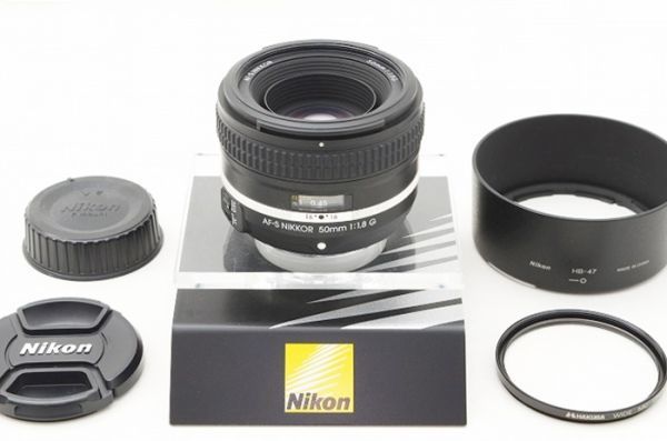 超人気の 50mm NIKKOR AF-S ニコン Nikon ☆極上美品☆ F1.8