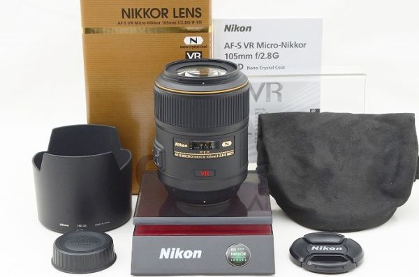 新品 Nikon ☆極上美品☆ ニコン ♯23081502 付属品 元箱 VR ED G F2.8
