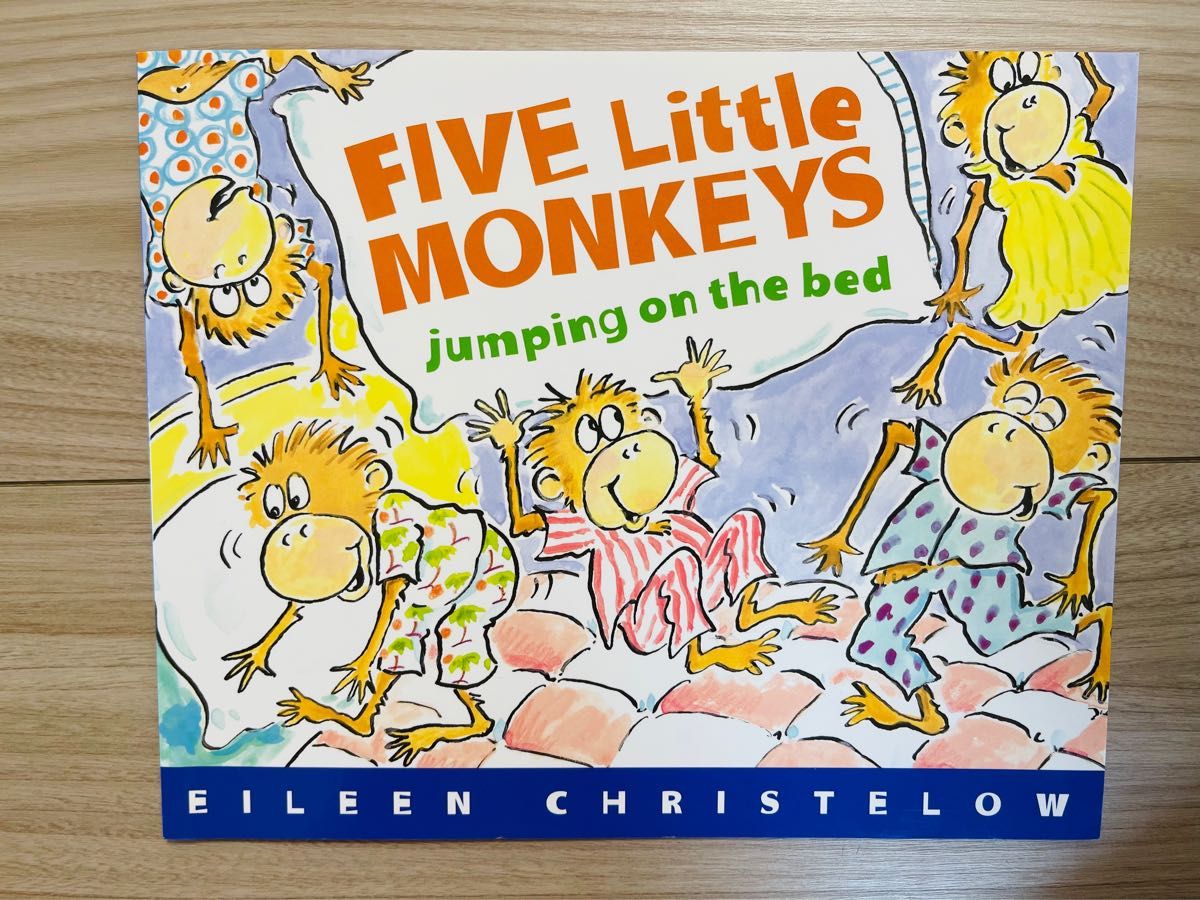 英語絵本　Five little monkeys jumping洋書