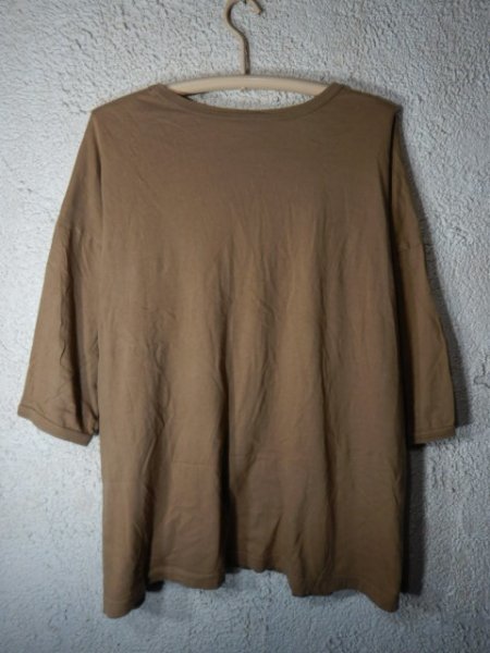 to6924　relume JOURNAL STANDARD　ARMY TWILL　ジャーナル　スタンダード　レリューム　アーミーツイル　７分袖　tシャツ　大きめ　人気_画像7