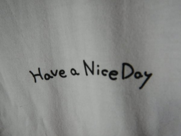 to6890　Quash　クアッシュ　半袖　tシャツ　Have a nice day　人気　ビッグシルエット　ストリート　送料格安_画像3