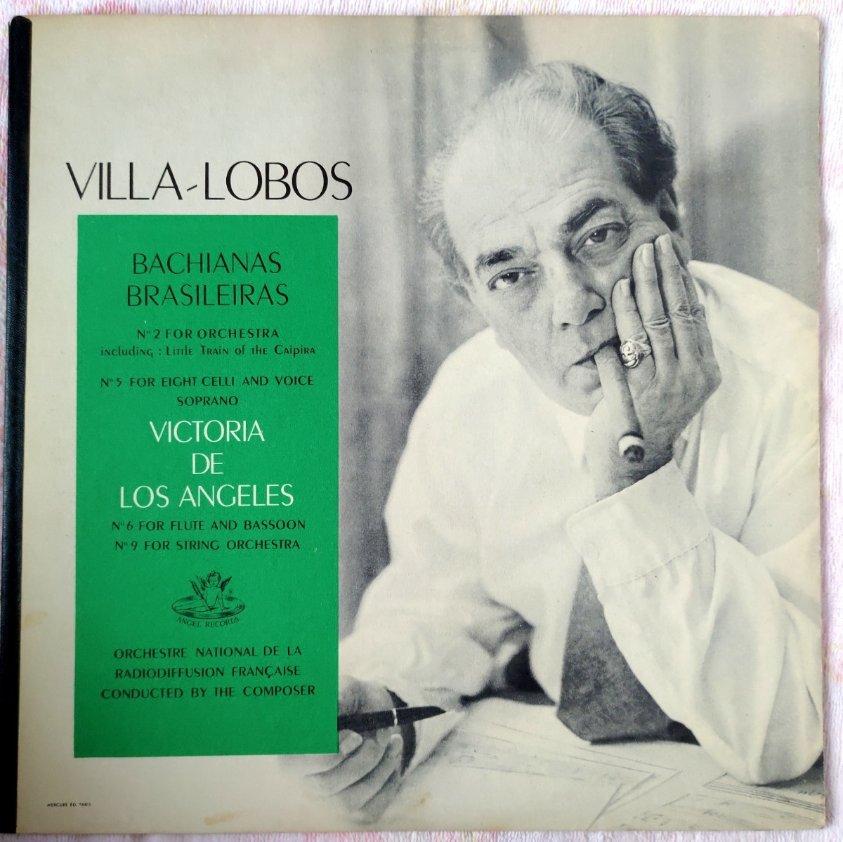 usLP VILLA-LOBOS &VICTORIA DE LOS ANGELES // BACHIANAS BRASILEIRAS No 2,5,6,9,1950年代後期の発売 _画像1