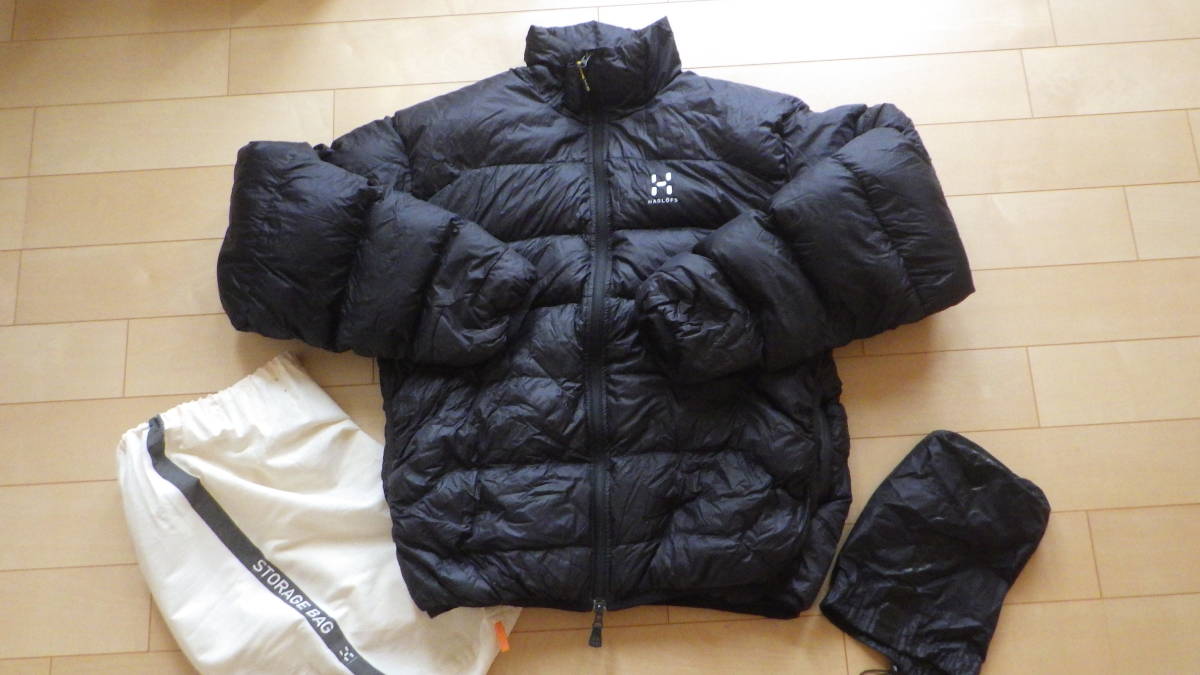 HAGLOFS ホグロフス LIM DOWN JACKET メンズ L 美品_画像1