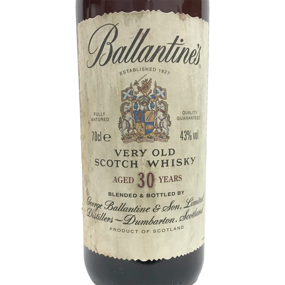 23-3814 【未開栓】 バランタイン 30年 ベリーオールド 700ml ウイスキー スコッチ Ballantine's 30 AGED OLD SCOTCH WHISKY_画像2