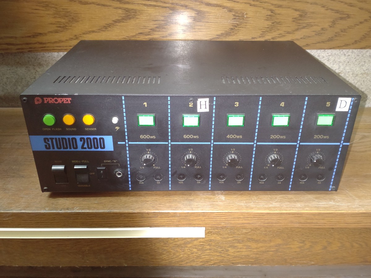PROPET プロペットStudio 2000 S-504 ストロボ電源スタジオ用照明機材