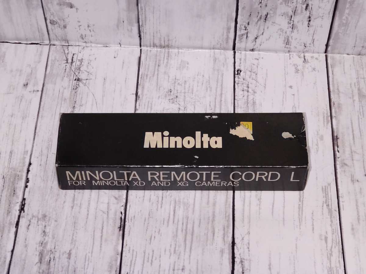 ミノルタ リモートコード L　MINOLTA　XD／XG-E用_画像1