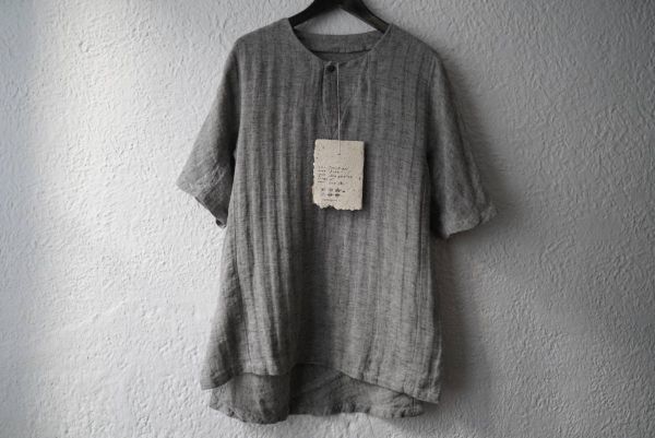 22SS PUER PERSPECTIVE PULLOVER ヘンリーネックトップス / Project by H(プロジェクトバイエイチ)