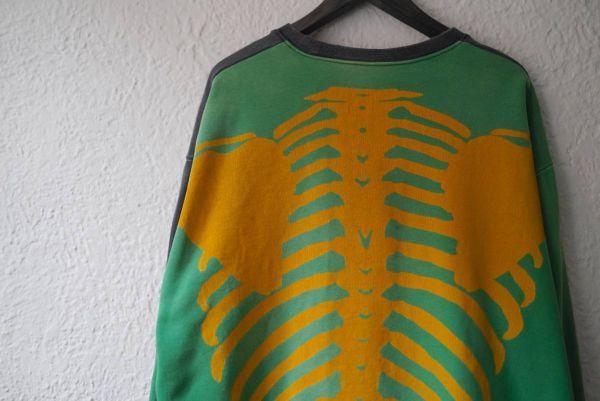 国内外の人気 BIG 裏毛2TONE SWEAT KAPITAL(キャピタル) / グリーン