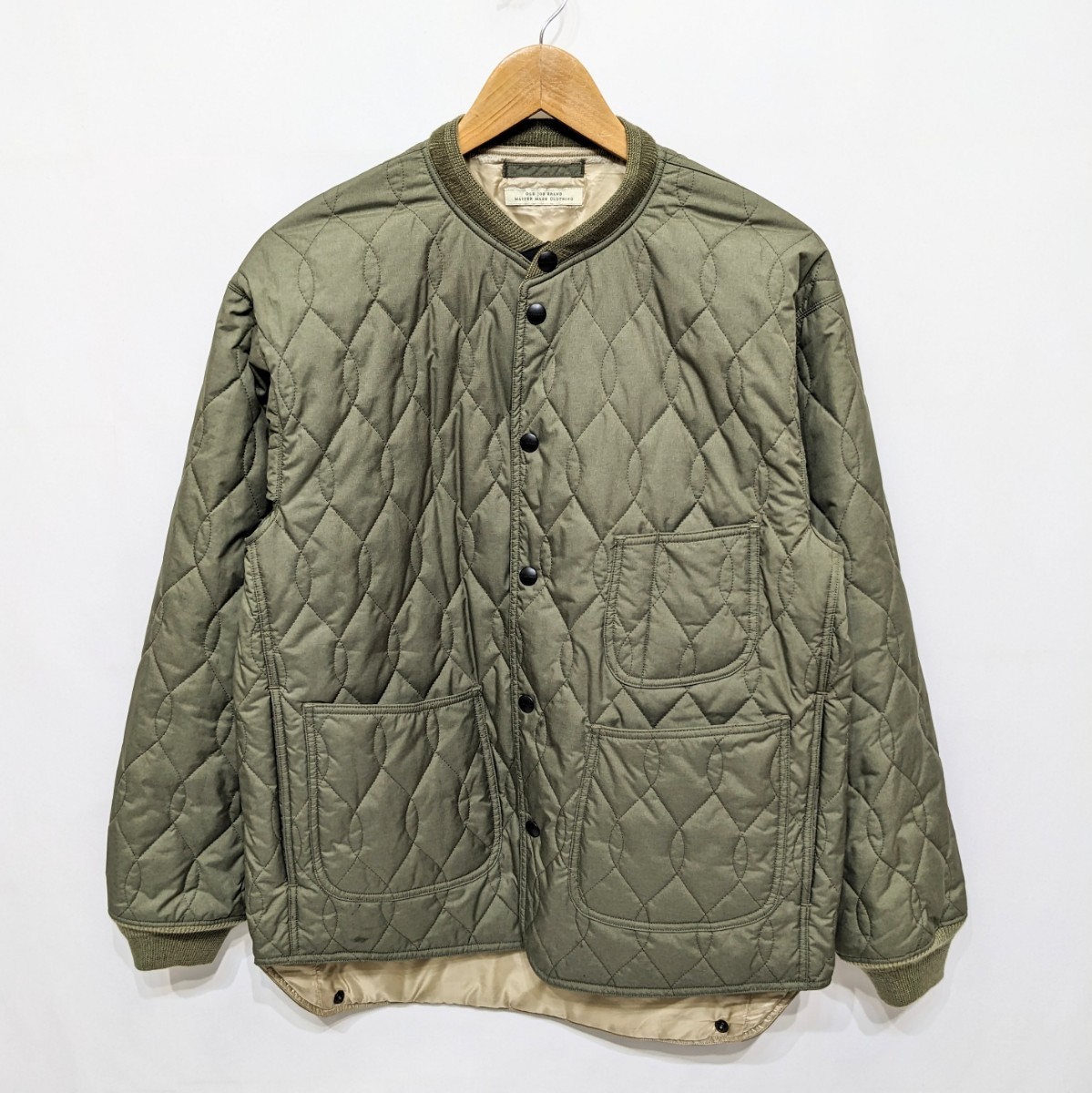 OLD JOE & CO. オールドジョー キルティング ライナー ジャケット ミリタリー 192OJ-SJ02 QUILTED HUNTING LINER SHIRTS サイズ15.5 M位_画像1