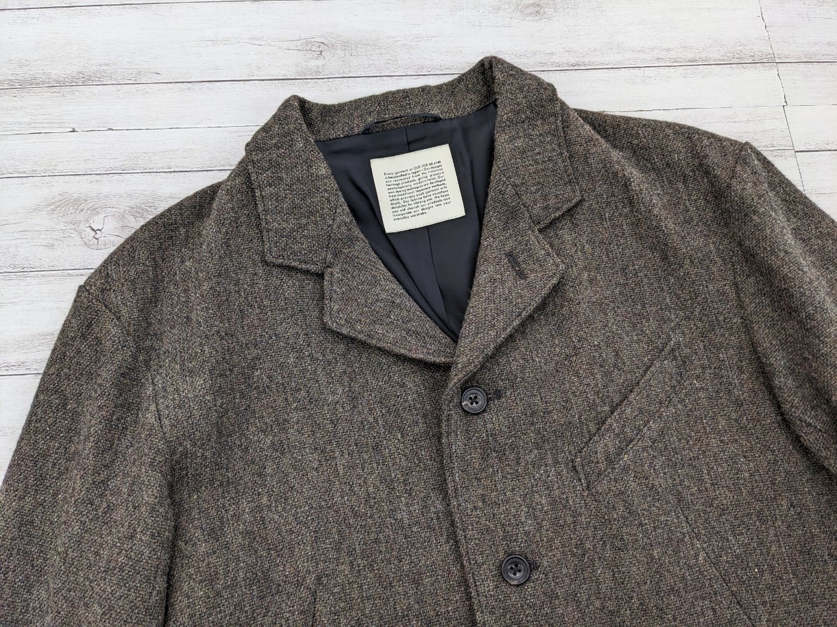 美品 OLD JOE オールドジョー 162JK01 TWEED SACK JACKET リネン 美品 OLD JOE オールドジョー 162JK01 TWEED SACK JACKET リネン