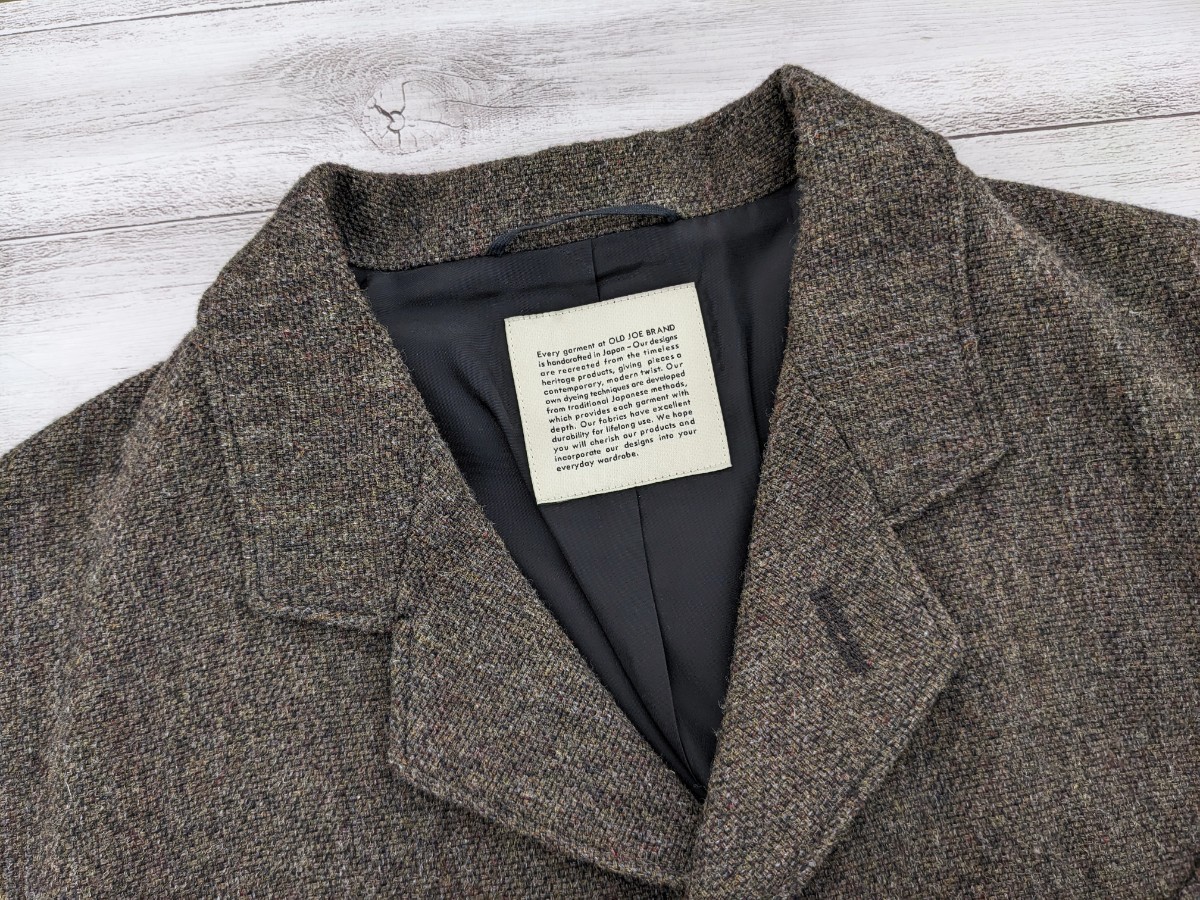 美品 OLD JOE オールドジョー 162JK01 TWEED SACK JACKET リネン 美品 OLD JOE オールドジョー 162JK01 TWEED SACK JACKET リネン