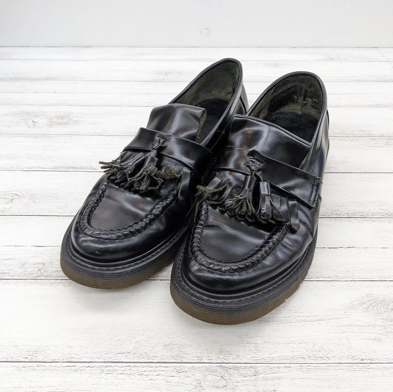 Loake ローク タッセル ローファー ブラック クッションソール後付け イングランド製 サイズ ブランド表記なし ヴィンテージ 80s 90s Loake ローク タッセル ローファー ブラック クッションソール後付け イングランド製 サイズ ブランド表記なし ヴィンテージ 80s 90s
