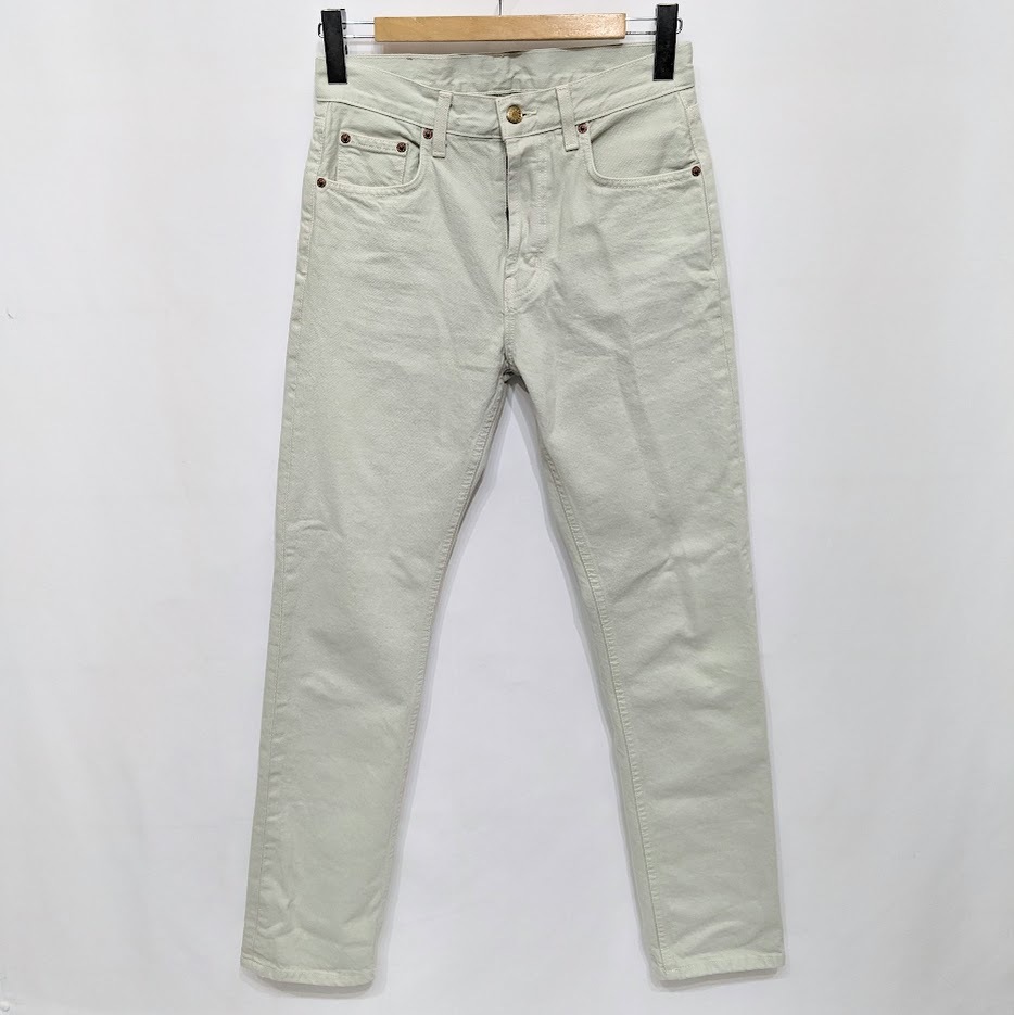 ∀ W25 美品 B SIDES JEANS ビーサイド ジーンズ デニムパンツ 3710600494 4730 ライトグリーン ロンハーマン レディース