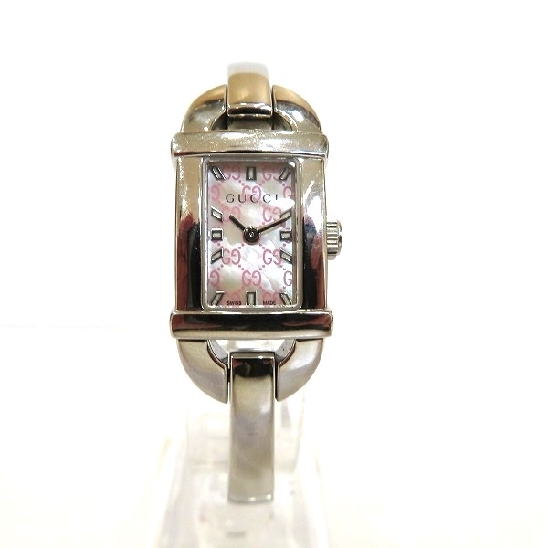 大人気新品 バングルウォッチ グッチ 6800L レディース☆0341 腕時計