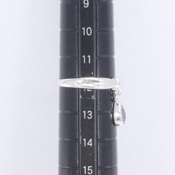 安い購入 K14WG リング 送料無料☆0202 美品 中古 総重量約2.3g アクア