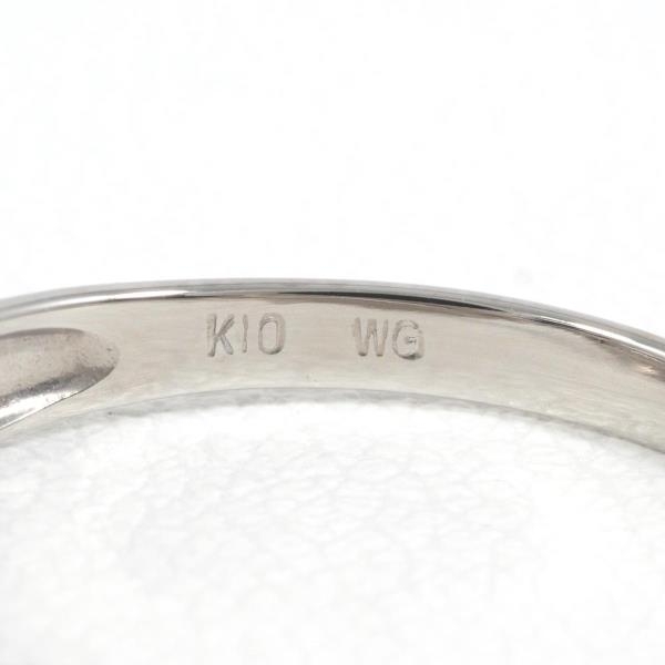 WEB限定カラー 0.05 ダイヤ 10.5号 指輪 リング K10WG 総重量約0.9g