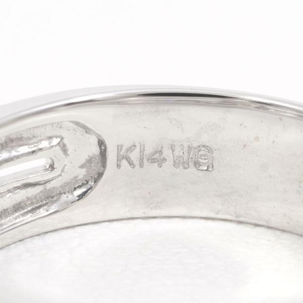 K14WG リング 指輪 10.5号 ダイヤ 総重量約2.9g 中古 美品 送料無料☆0338_画像6