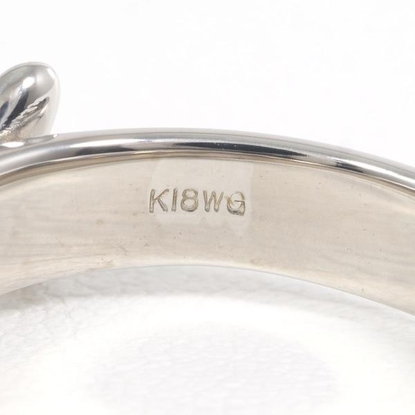 K18WG リング 指輪 13号 ダイヤ 0.09 総重量約4.7g 中古 美品 送料無料☆0315_画像6