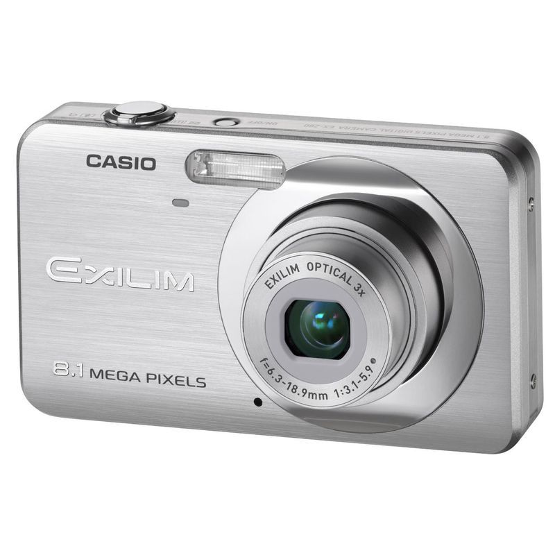 CASIO デジタルカメラ EXILIM (エクシリム) EX-Z80 シルバー EX-Z80SR_画像1
