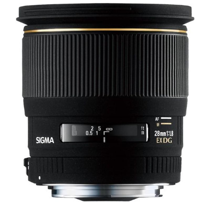 SIGMA 単焦点広角レンズ 28mm F1.8 EX DG ASPHERICAL MACRO ニコン用 フルサイズ対応_画像1