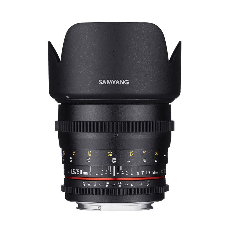 SAMYANG 動画用単焦点標準レンズ VDSLR 50mm T1.5 キヤノン EOS M用 フルサイズ対応