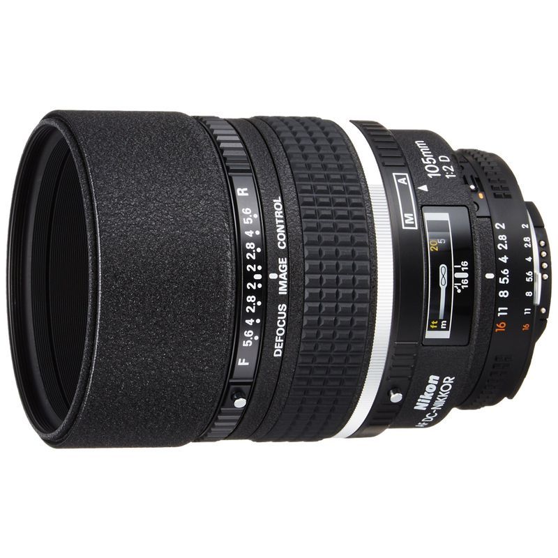 Nikon 単焦点レンズ Ai AF DC Nikkor 105mm f/2D フルサイズ対応