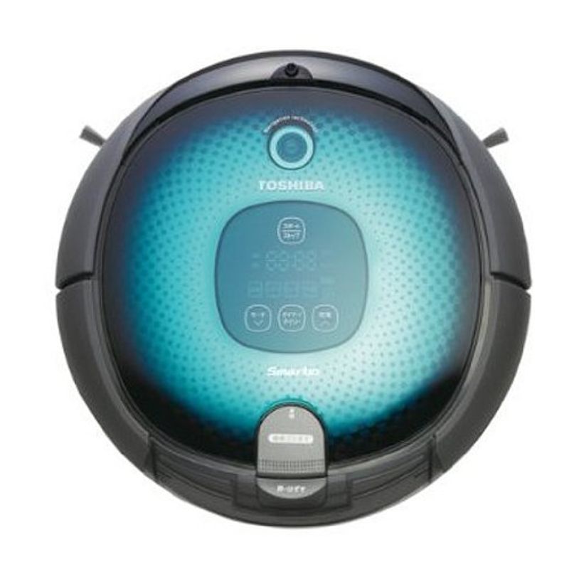 ムダなく、かしこく、美しくTOSHIBA Smarbo(スマーボ) スマートロボットクリーナー プラチナブルー VC-RB100(L) VC家電、AV、カメラ